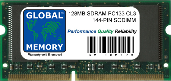 128MB PC133 133MHz 144-PIN SDRAM SODIMM MEMORY RAM FOR AKAI MPC500 / MPC1000 / MPC2500 SAMPLERS (EXM128)